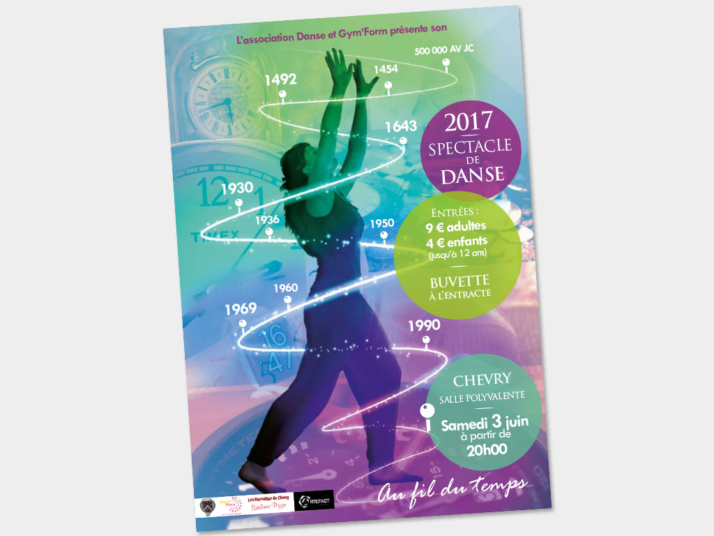 Gala de danse Chevry Cossigny - Affiche 2017