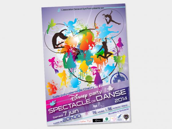 Gala de danse Chevry Cossigny - Affiche 2014