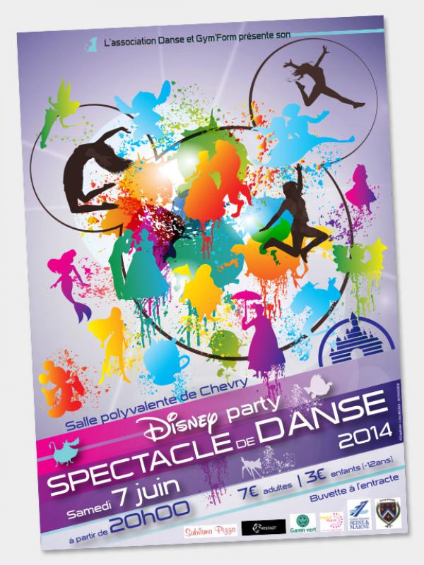 Gala de danse Chevry Cossigny - Affiche 2014