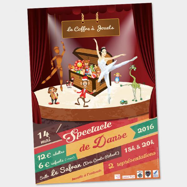 Gala de danse Chevry Cossigny - Affiche 2016